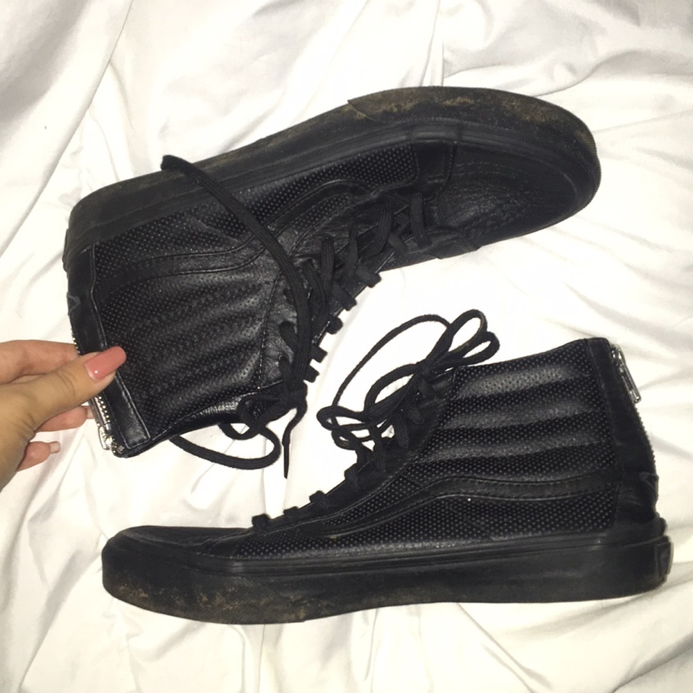 LEATHER ZIP-UP SK8-HI VANS